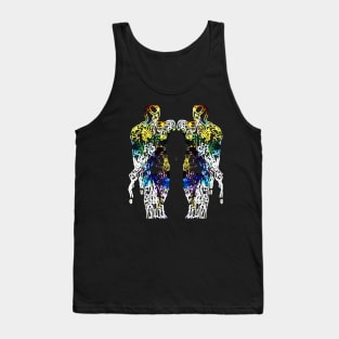 Alien rainbow dream about the mother ship trip home Tank Top